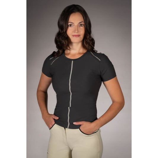 Camisetas Lauria Garrelli manga corta Funtional Shirt Limone para equitación