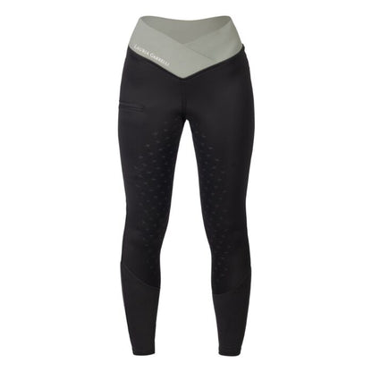 Leggings de montar -Limone- culera full s. HKM negro