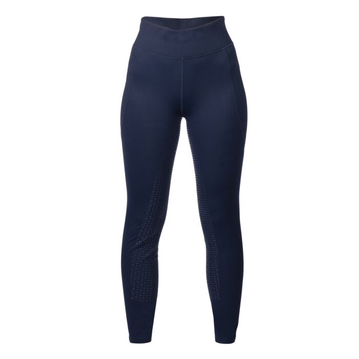 Leggings de montar -Mesh II- culera full s. HKM azul oscuro