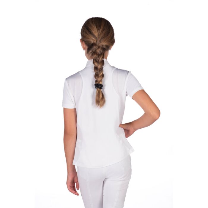 Camiseta técnica HKM infantil Competition Shirt Glam detalle 3