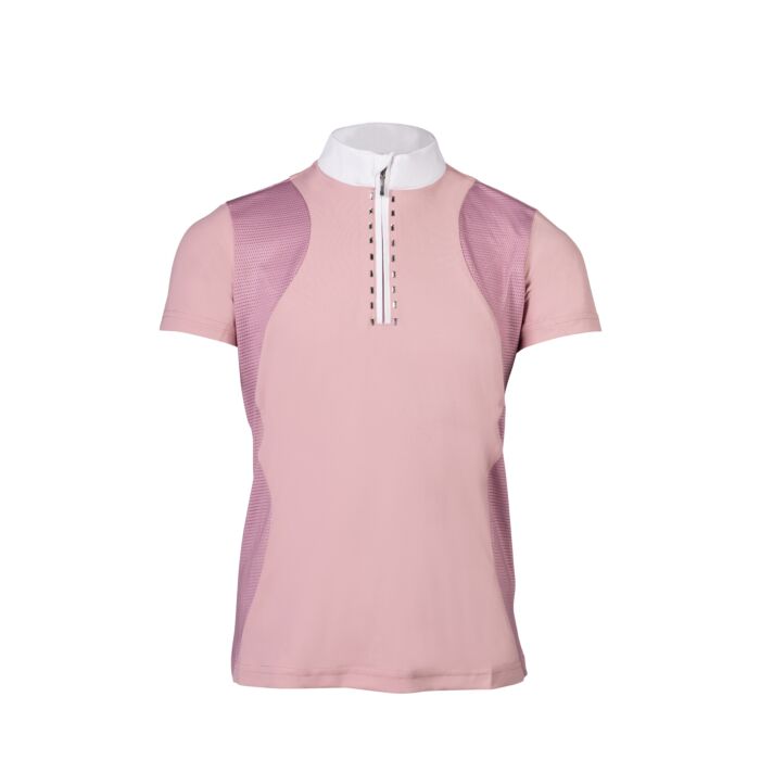 Camiseta técnica HKM infantil Competition Shirt Glam detalle 4