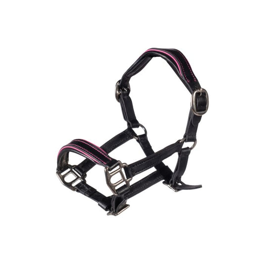 Cabezada de cuero Manchester -Hobby Horsing- HKM para equitación