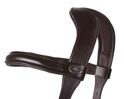 Cabezada de cuadra Cavesson cuero QHP para equitación - vista 4