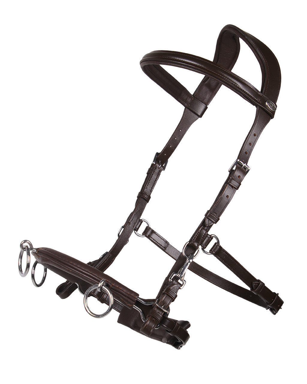 Cabezada de cuadra Cavesson Leather QHP para equitación - vista 15