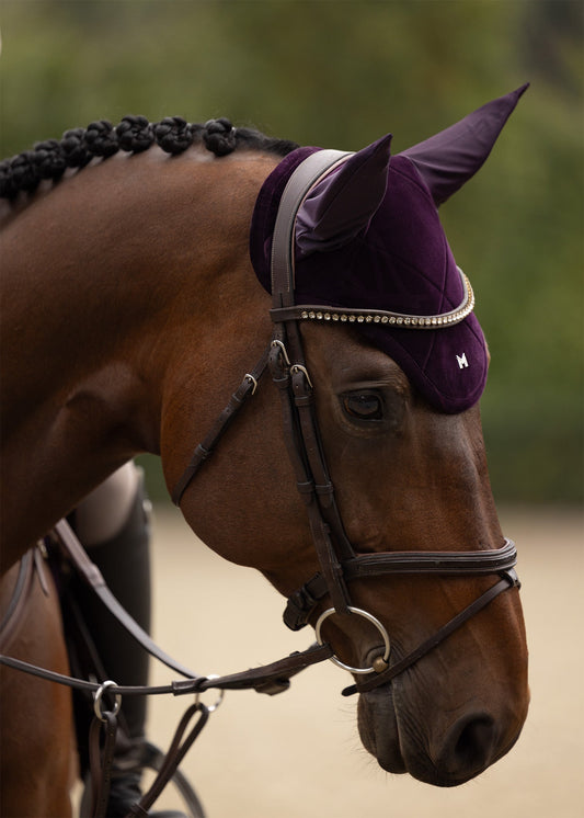 Maximilian Equestrian Velvet orejeras (Amethyst) para equitación - vista 2