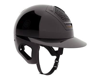 Helmets Freejump Riding Helmet Glossy Voronoi with Temple Protection vista principal
