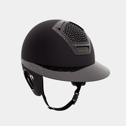 Cascos Helmets Freejump Riding Helmet Matt Voronoi Precious Crystals con Temple para equitación - vista 2