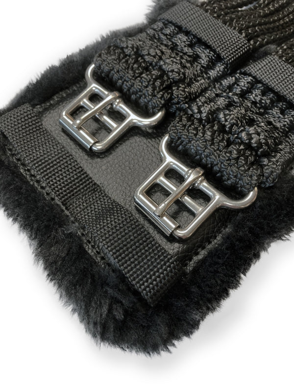Cincha Stübben Short Cord Girth with Padded Buckles detalle 2