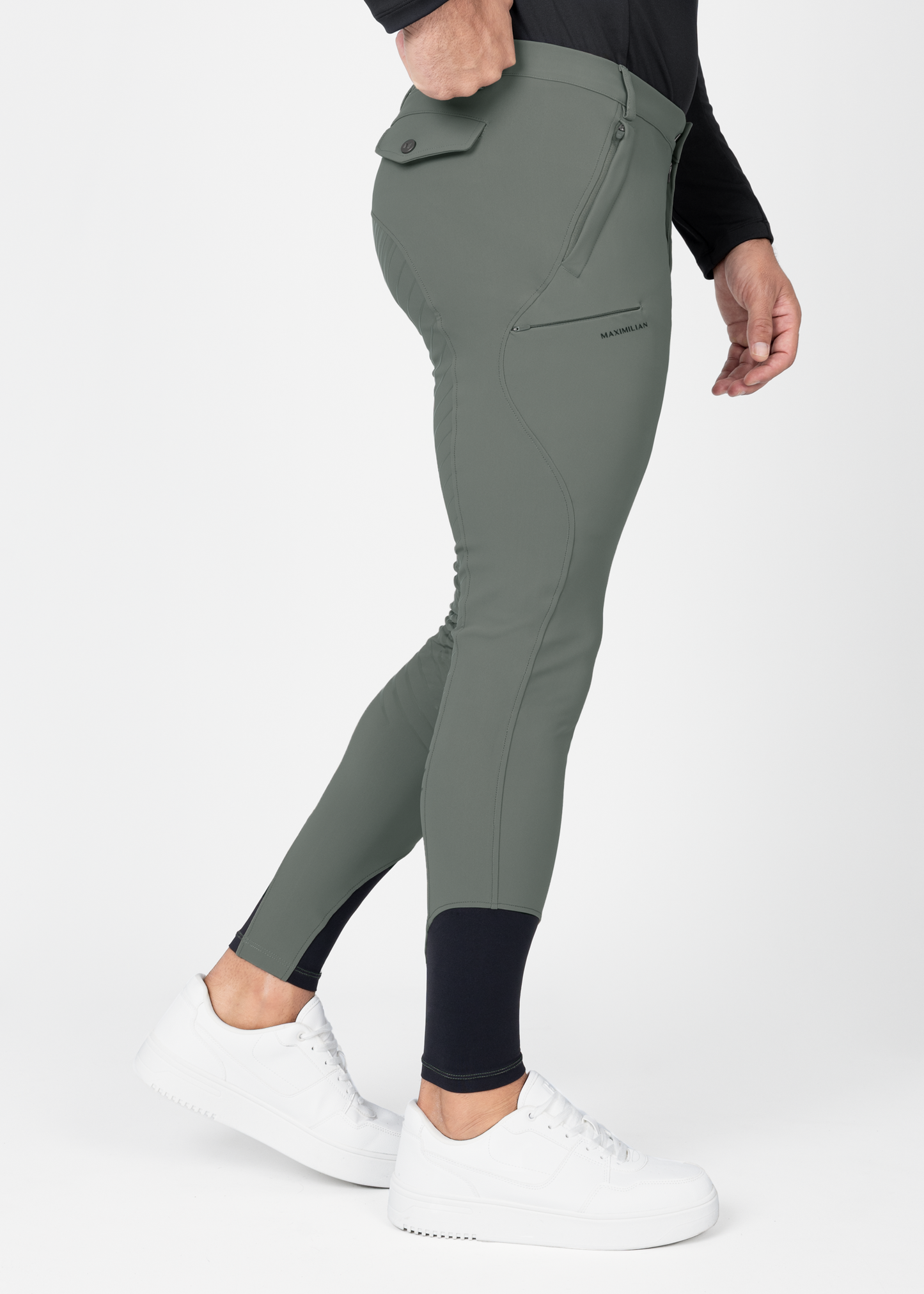 Producto ecuestre Maximilian Equestrian Vector Breeches (Ivy) detalle 7