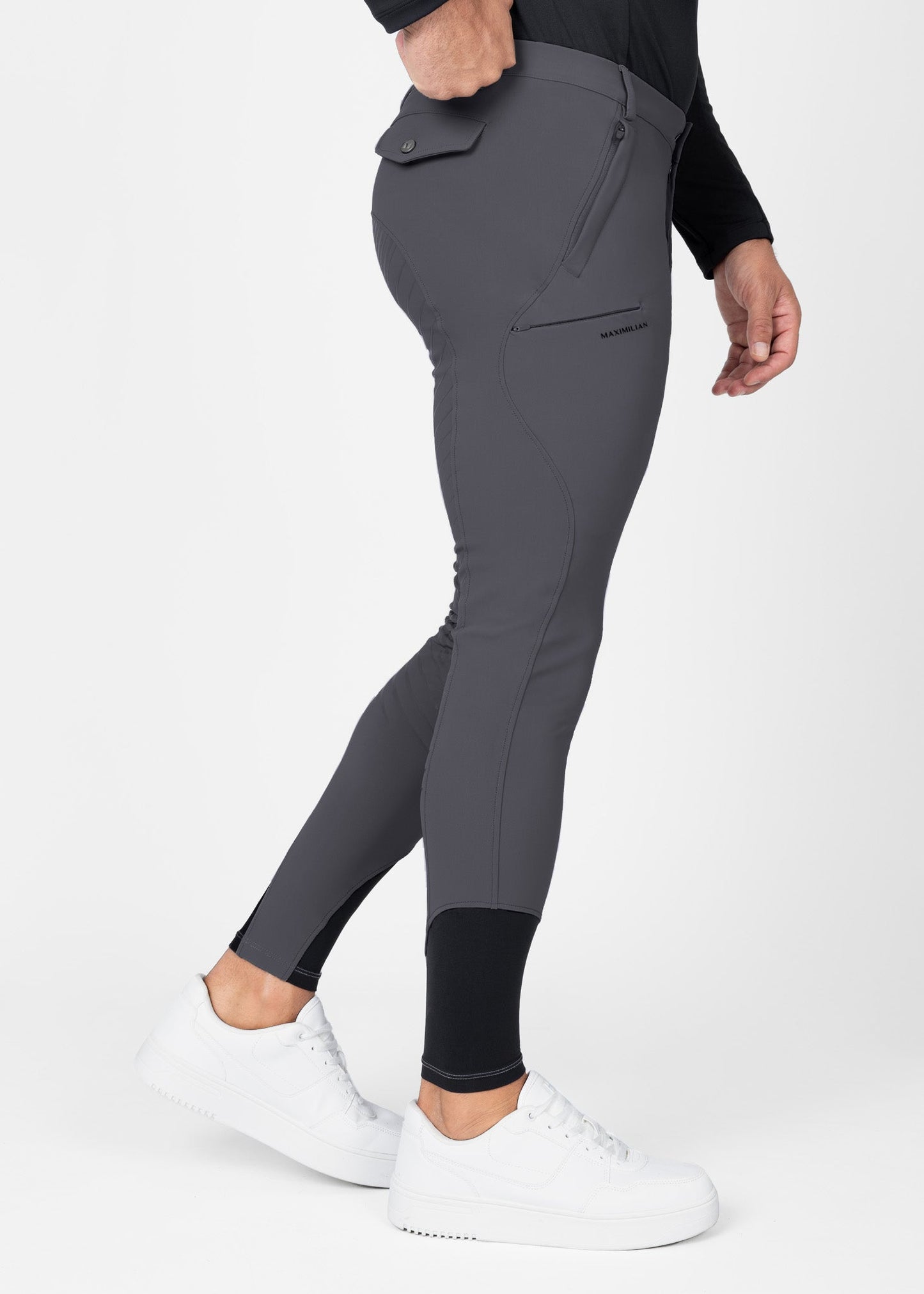 Producto ecuestre Maximilian Equestrian Vector Breeches (Graphite) detalle 5