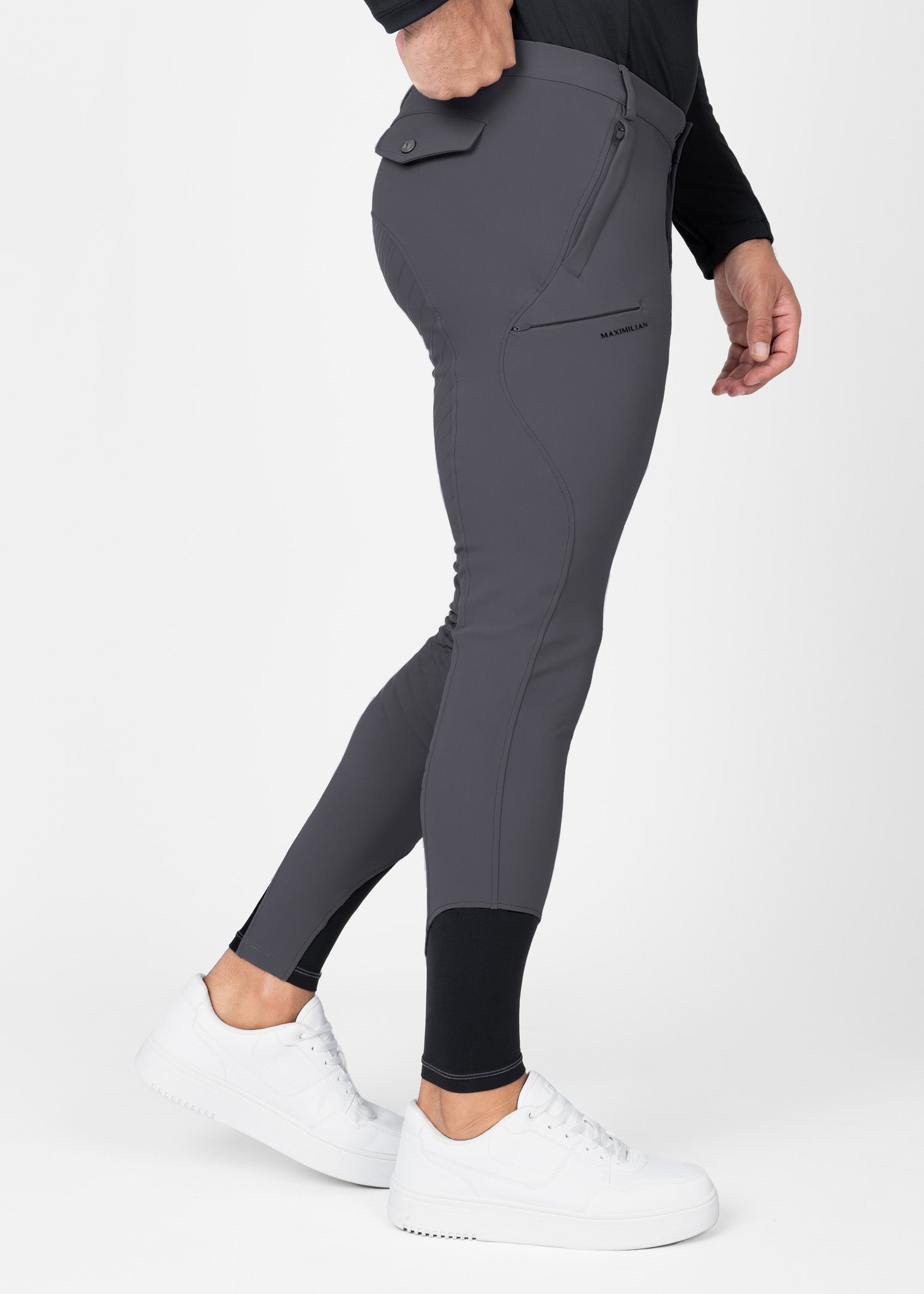 Producto ecuestre Maximilian Equestrian Vector Breeches (Graphite) detalle 5