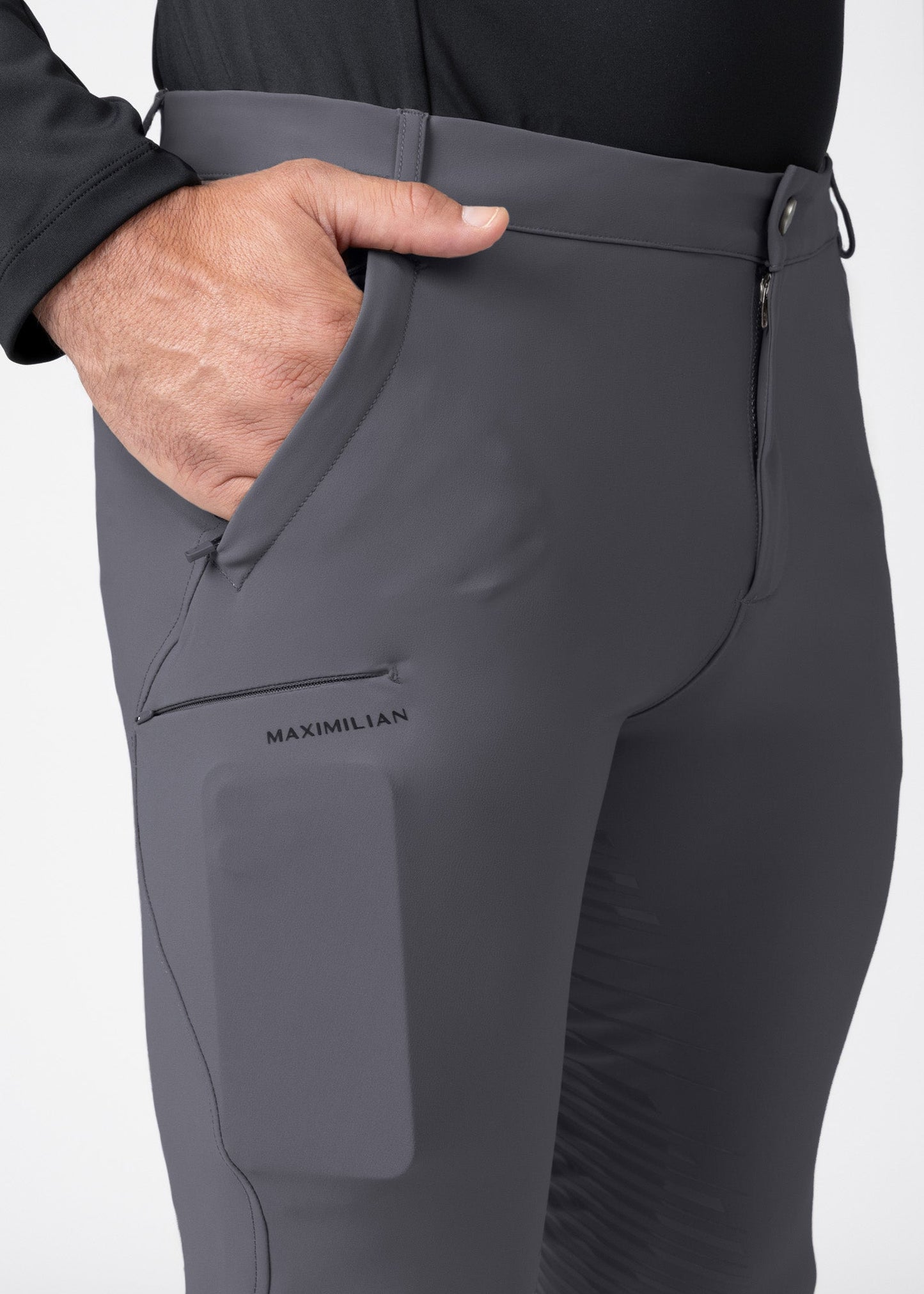 Producto ecuestre Maximilian Equestrian Vector Breeches (Graphite) detalle 8