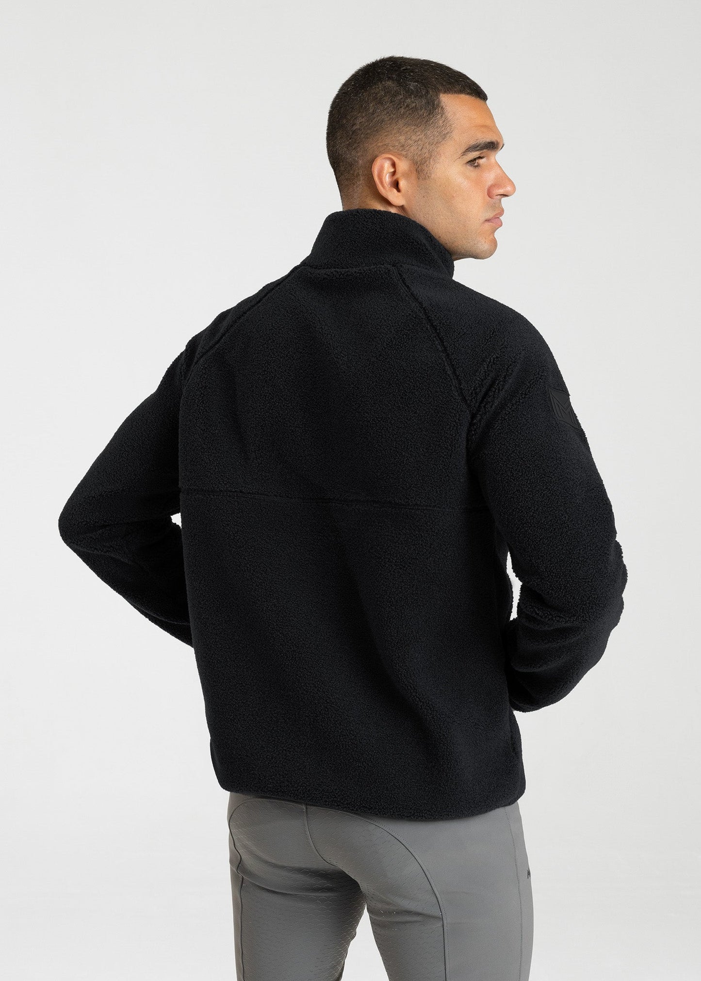 Camiseta técnica Maximilian Equestrian Clan Teddy Halfzip (Black)