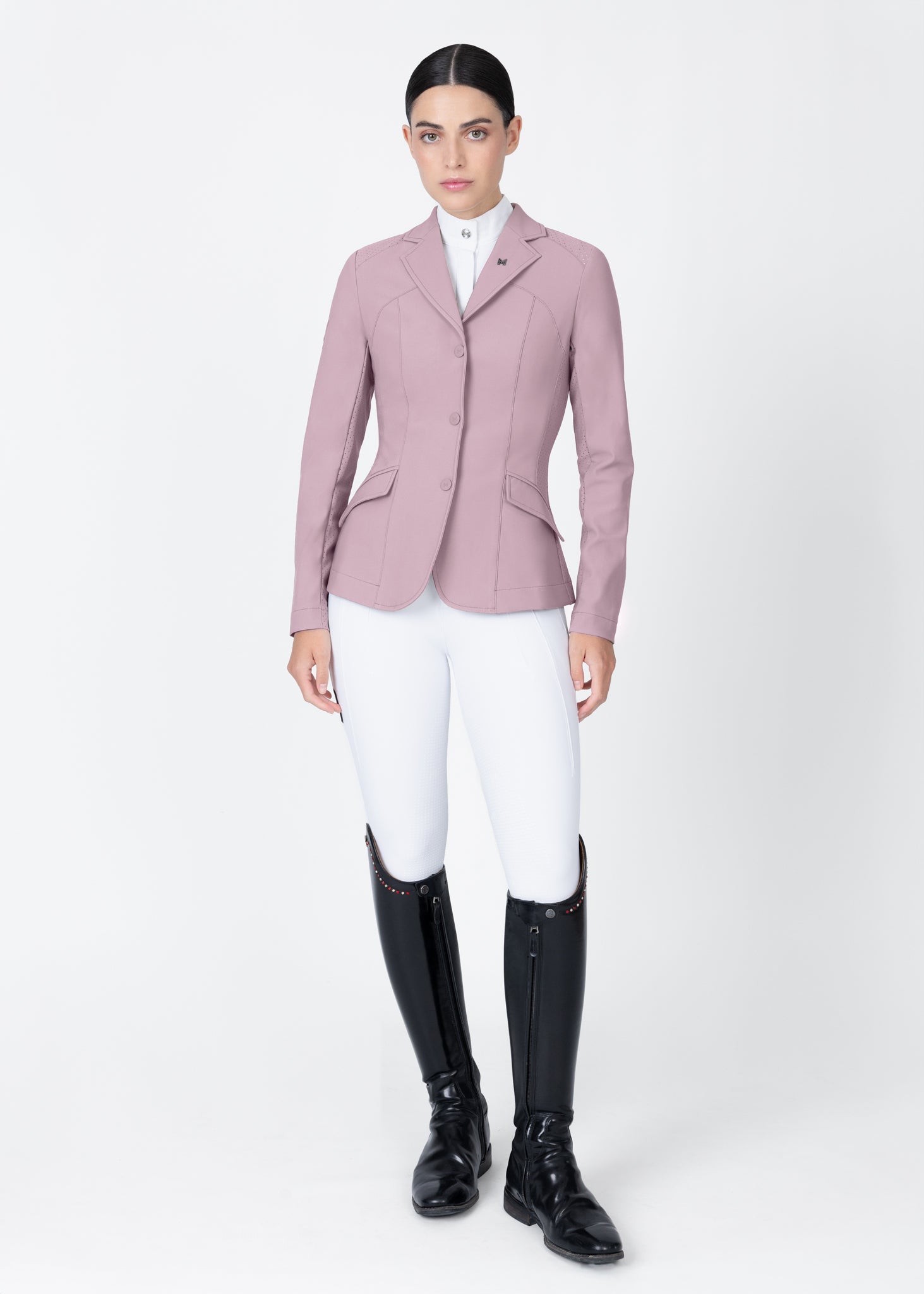Producto ecuestre Maximilian Equestrian Aura Show Jacket (Mauve) detalle 12