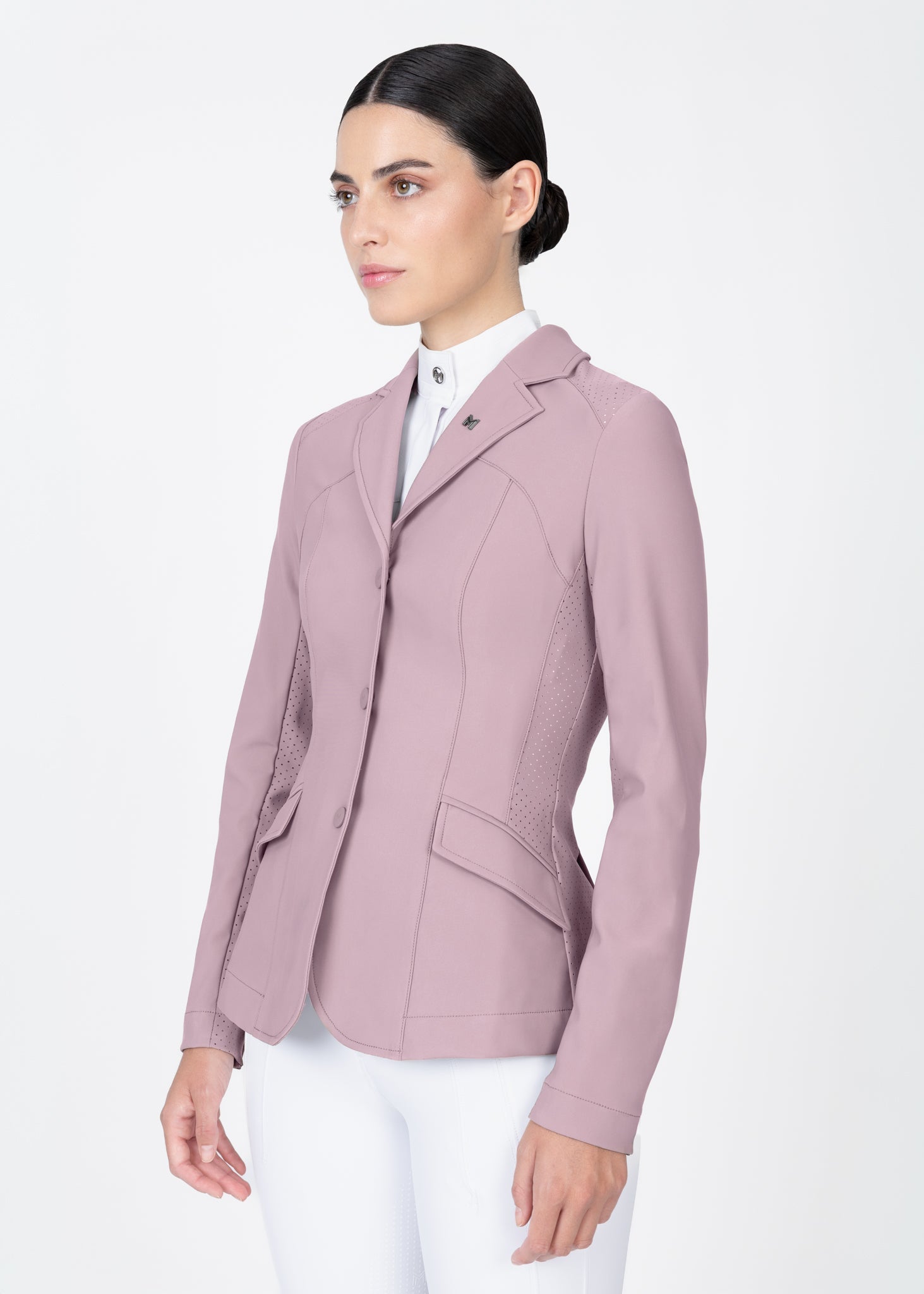 Producto ecuestre Maximilian Equestrian Aura Show Jacket (Mauve) detalle 2