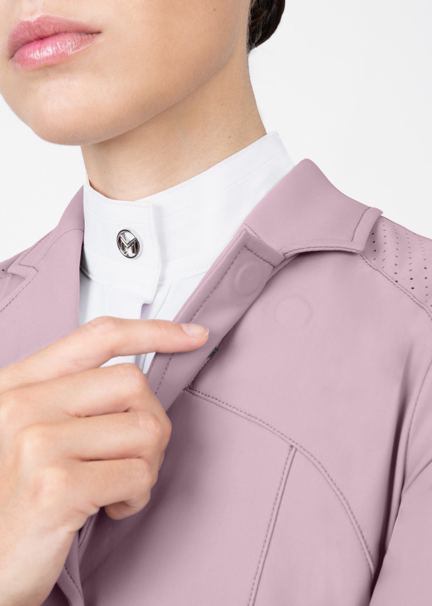 Producto ecuestre Maximilian Equestrian Aura Show Jacket (Mauve) detalle 9