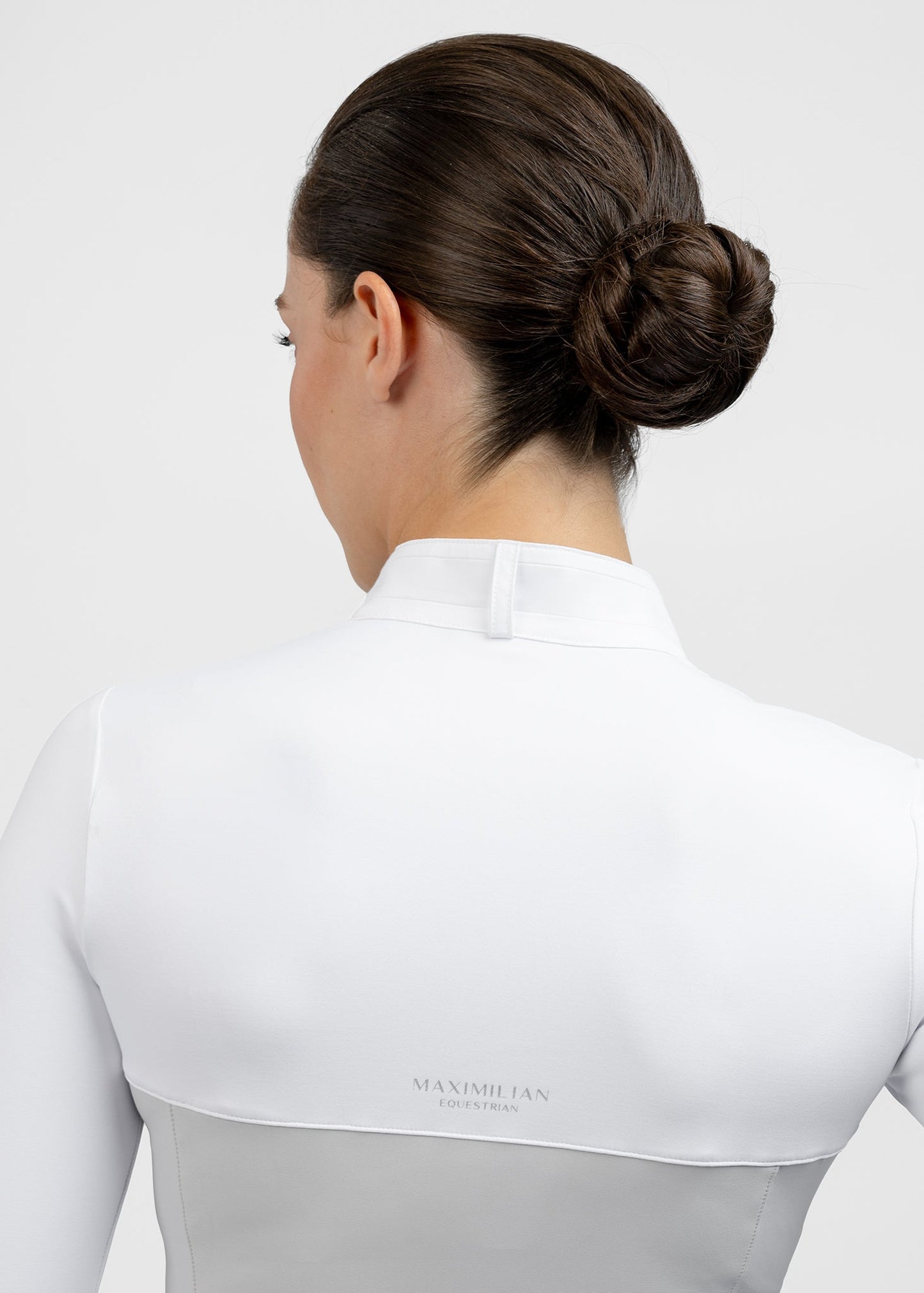 Camiseta técnica Maximilian Equestrian Era Long Sleeve Show Shirt (Glacier) detalle 8
