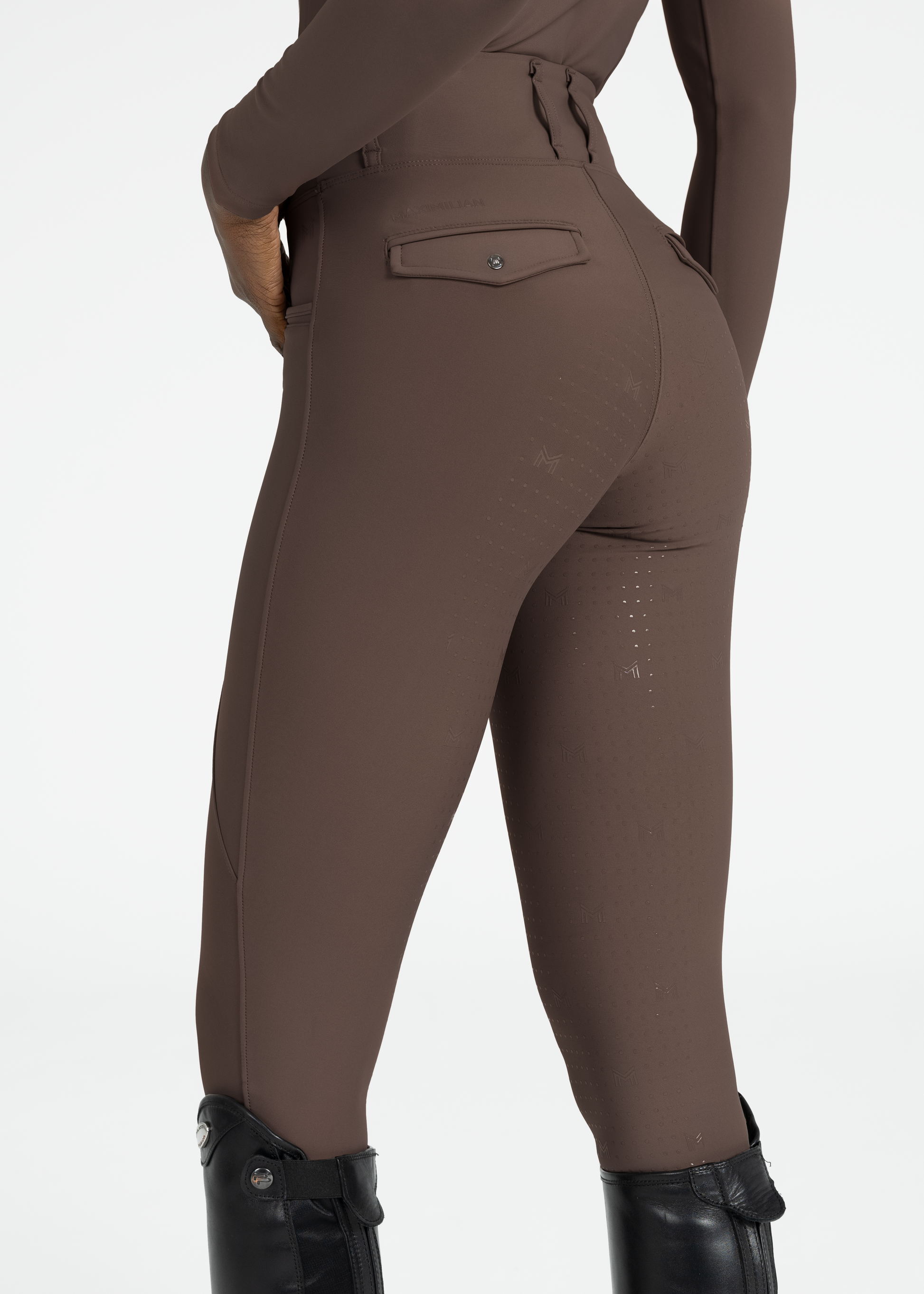 Mallas Maximilian Equestrian Pro leggings de equitación (Mocha) para equitación - vista 6