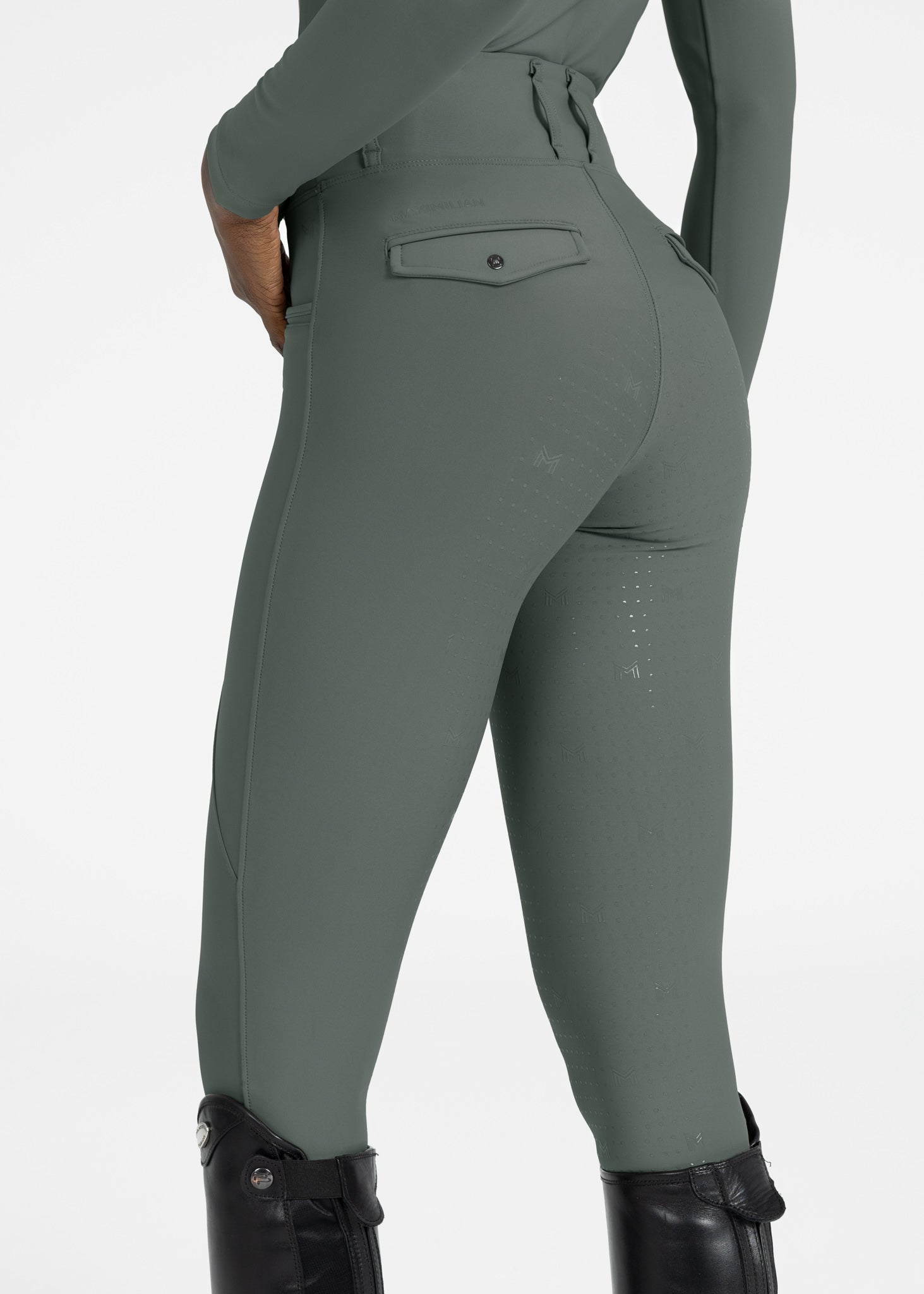 Mallas Maximilian Equestrian Pro leggings de equitación (Ivy) para equitación