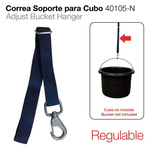 Correa Soporte para Cubo – Práctica, resistente y ajustable