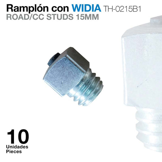 Ramplón con Widia 15 mm – Bolsa 10 uds
