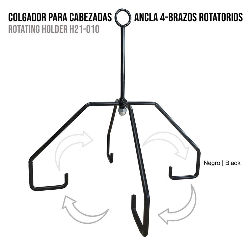 Colgador para Cabezadas ANCLA – 4 Brazos Rotatorios