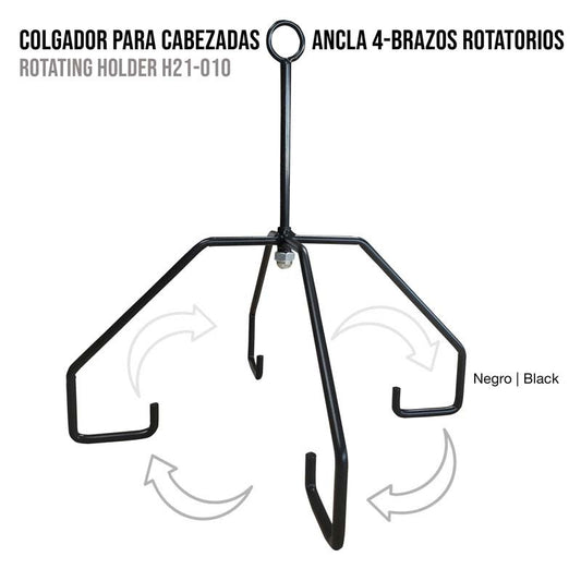 Colgador para Cabezadas ANCLA – 4 Brazos Rotatorios