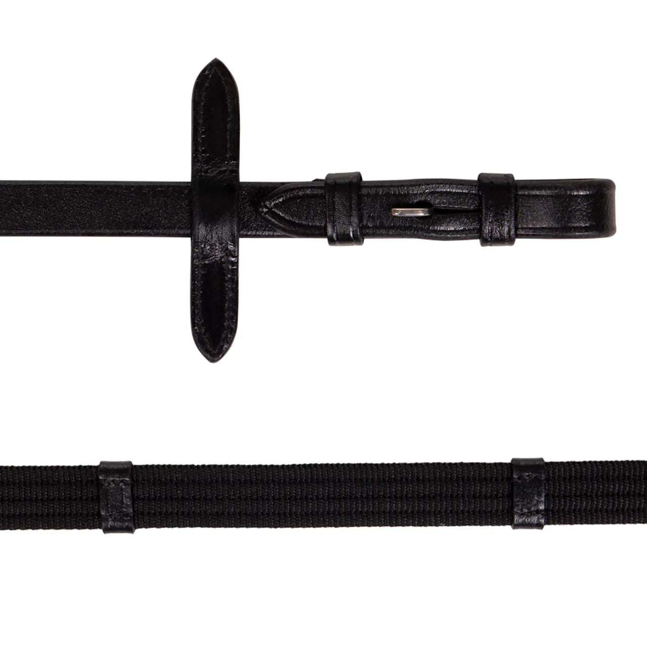 Riendas Web reins quick release QHP para equitación - vista 4
