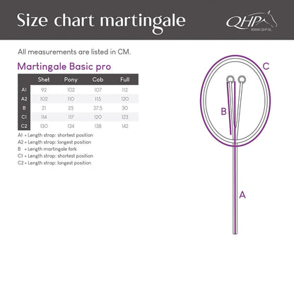 Cabezadas Martingale Basic pro QHP para equitación - vista 14