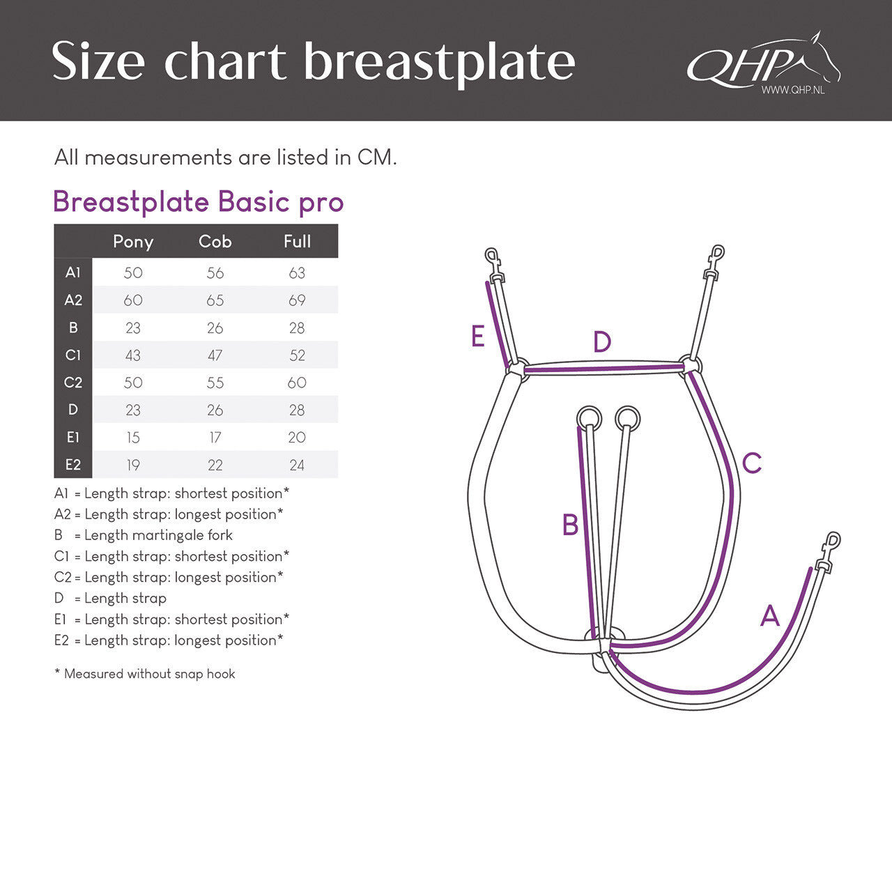 Pechopetral pechopetral Basic pro QHP para equitación - vista 15