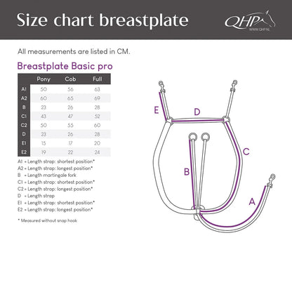 Pechopetral pechopetral Basic pro QHP para equitación - vista 16