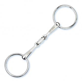 Embocaduras Filetes Stübben Easy Control Loose Ring Snaffle, Double Broken para equitación