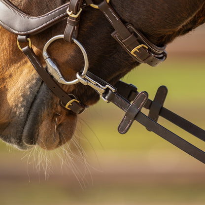Riendas Rein Uno sided anti-slip con clip QHP para equitación