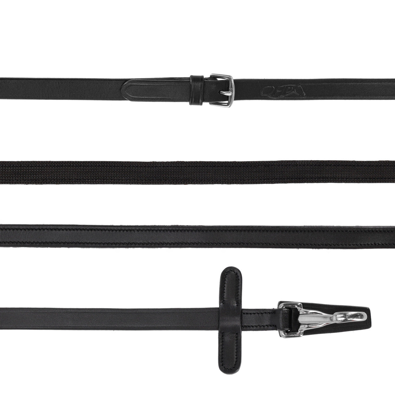 Riendas Rein Uno sided anti-slip con clip QHP para equitación - vista 19