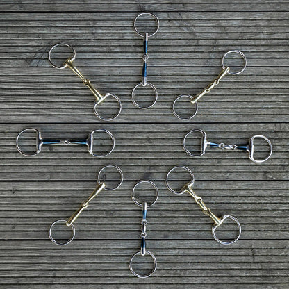 Embocaduras Loose anilla filete Anatomical QHP para equitación - vista 2