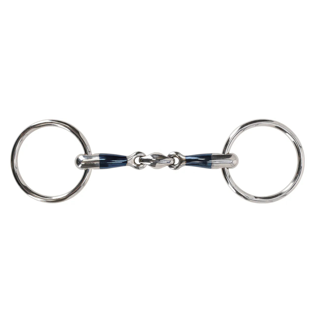 Embocaduras Loose anilla filete Anatomical double jointed QHP para equitación - vista 8