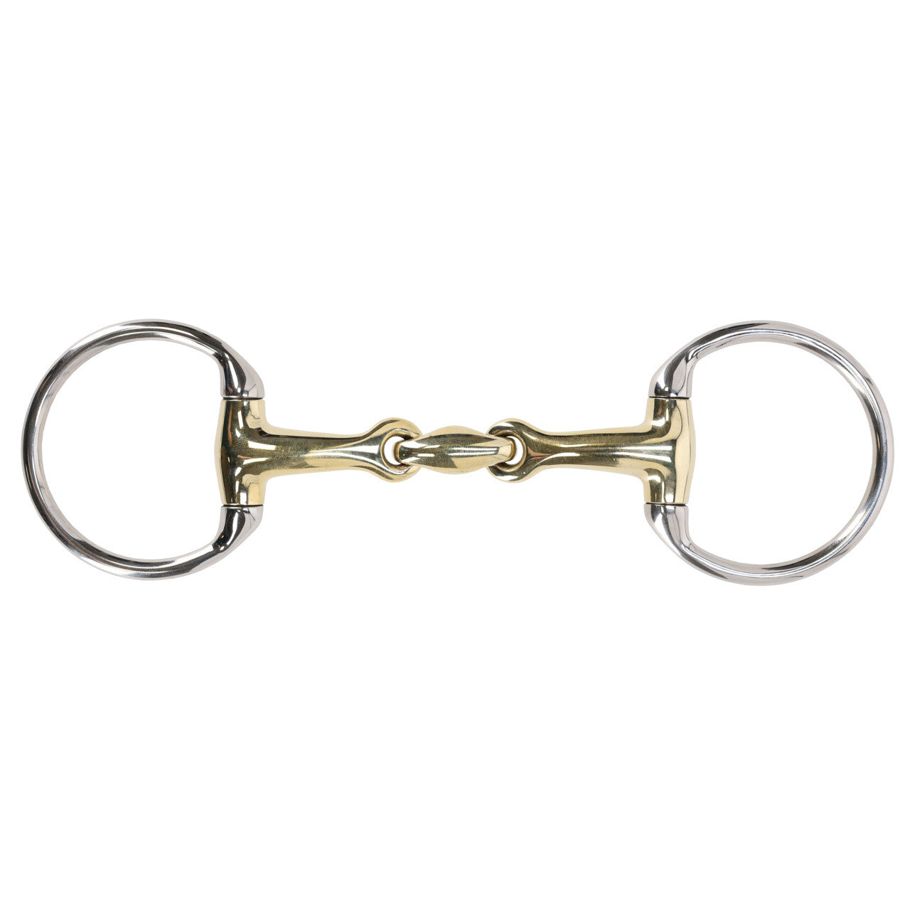 Embocaduras Eggbutt filete Anatomical double jointed QHP para equitación - vista 7