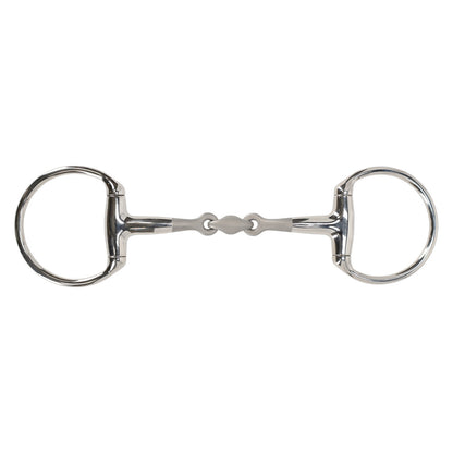 Embocaduras Eggbutt filete Anatomical double jointed QHP para equitación - vista 2