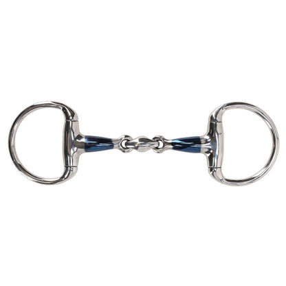 Embocaduras Eggbutt filete Anatomical double jointed QHP para equitación - vista 16