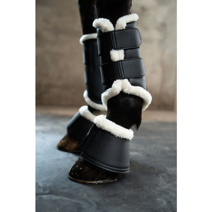 Calzado ecuestre HKM Protection Boots Comfort Premium Fur II vista principal