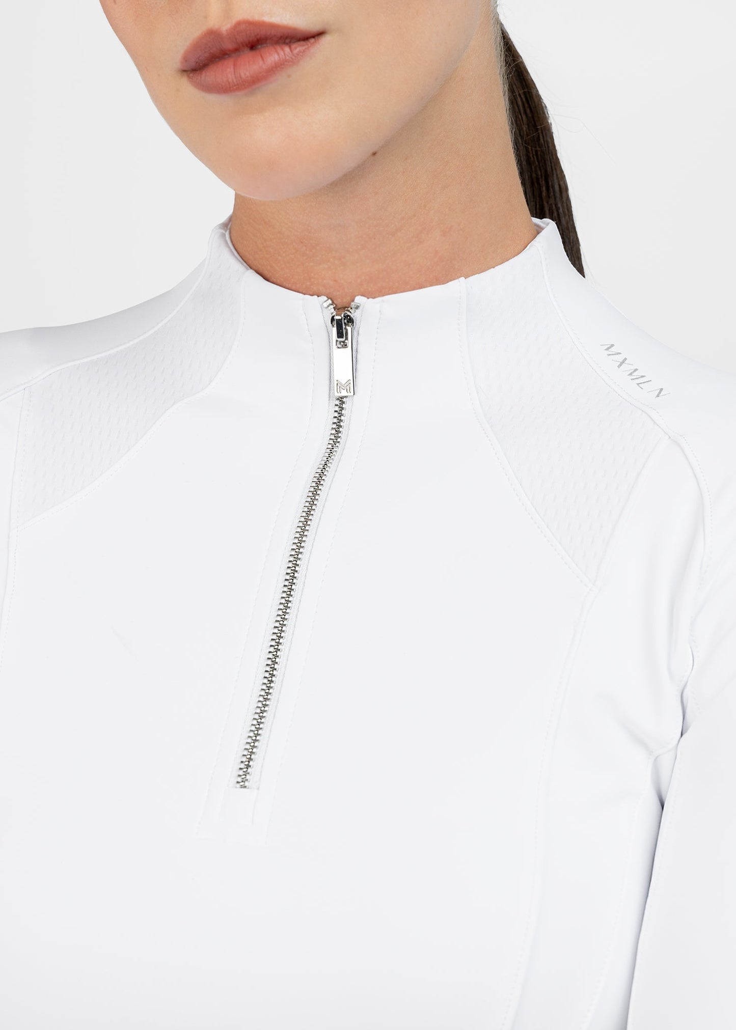 Camiseta técnica Maximilian Equestrian Frame Long Sleeve ropa técnica (White) detalle 7