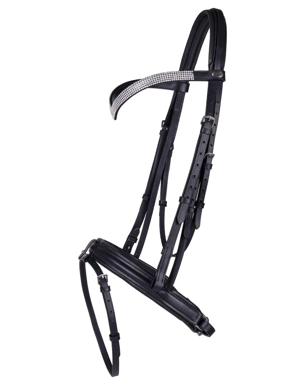 Cabezada inglesa Cabezada inglesa draft caballo Elegance incl. reins QHP para equitación - vista 8