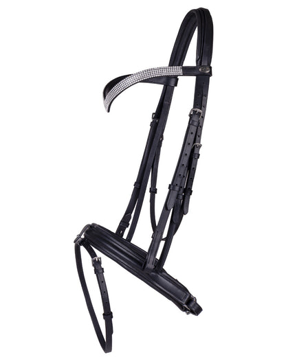 Cabezada inglesa Cabezada inglesa draft caballo Elegance incl. reins QHP para equitación - vista 9