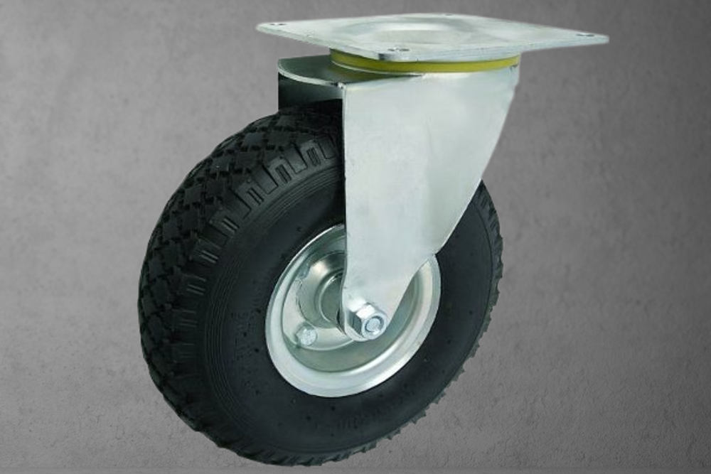 Juego de 4 Ruedas Neumáticas Giratorias 260 mm Alfako