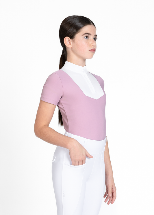 Camisetas Maximilian Equestrian YR Sienna manga corta Show Shirt para equitación - vista 2