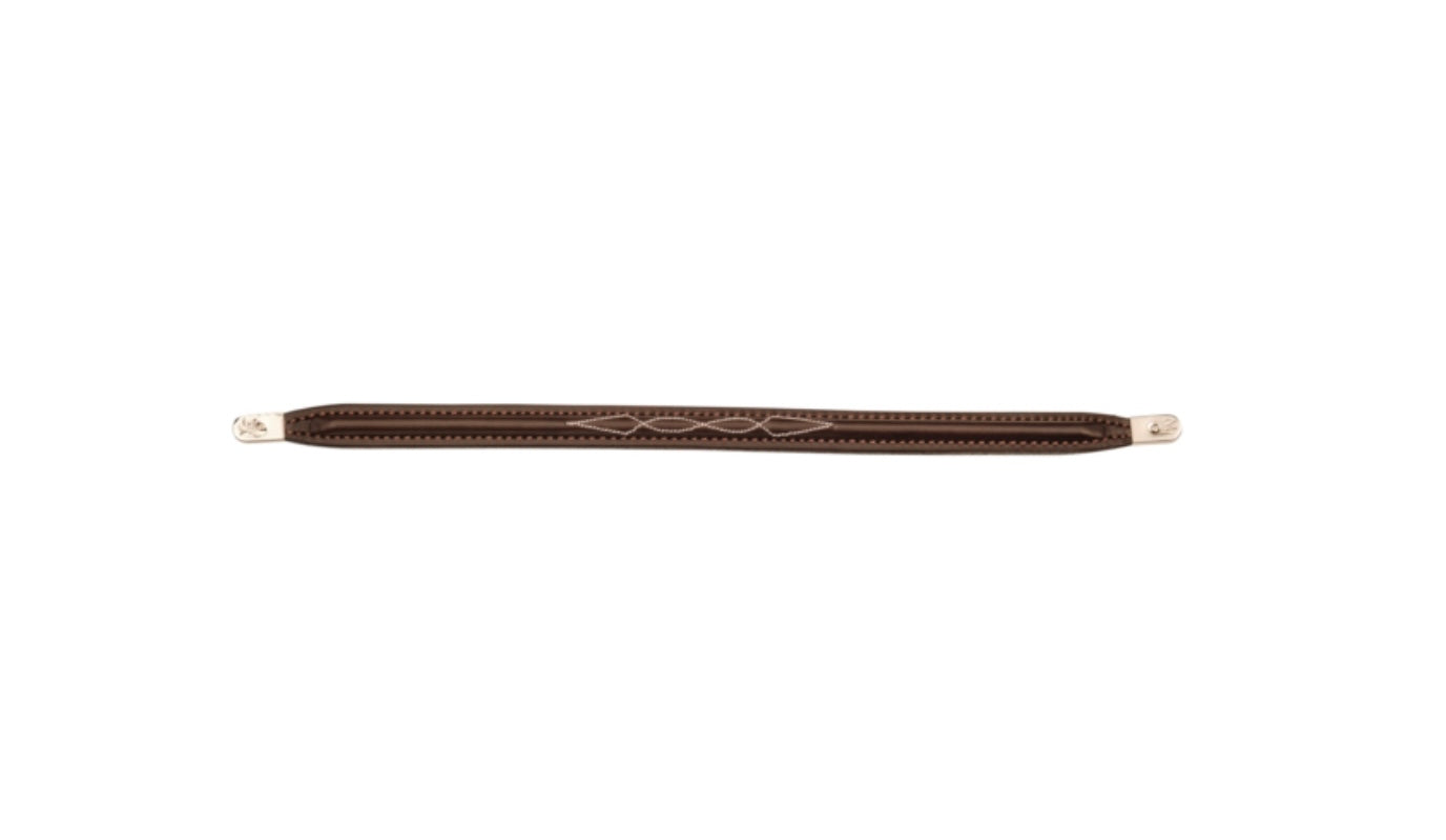 Browbands Stübben Bling for browband Magic Tack - leather with decorative detalle 3