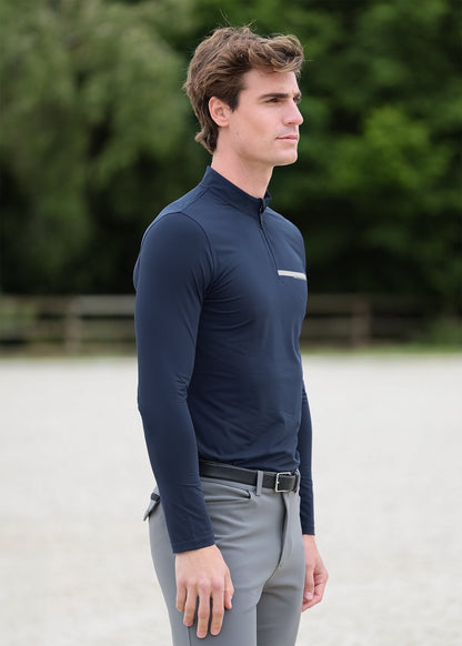 Camiseta técnica Maximilian Equestrian Men Sunblocker Shirt (Navy) detalle 3