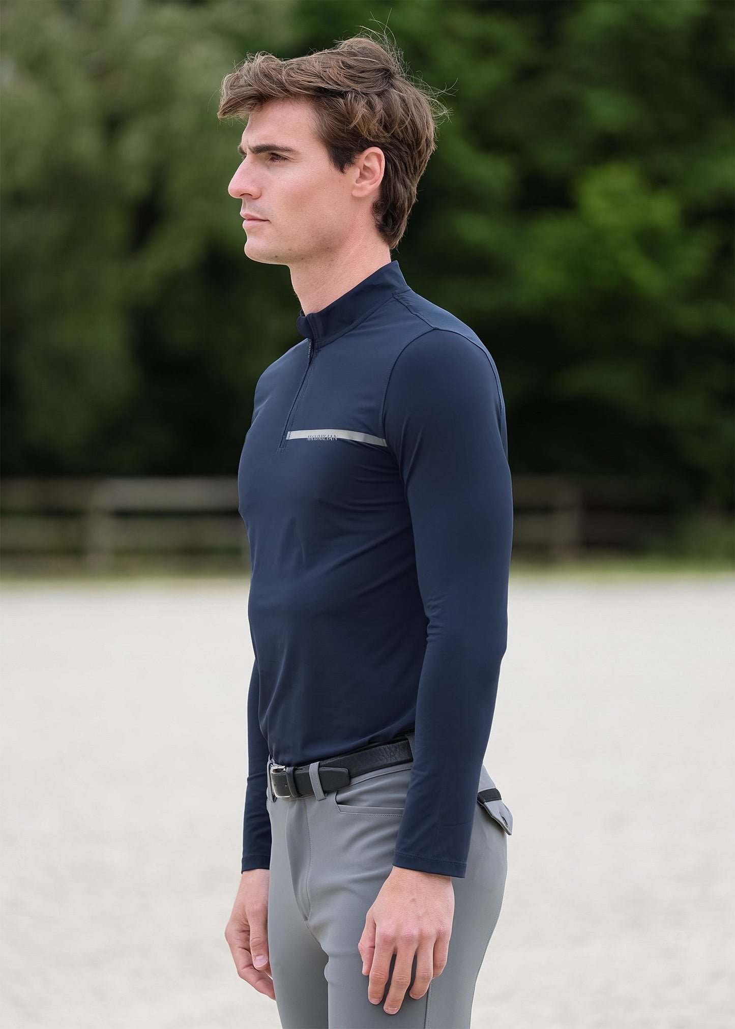 Camiseta técnica Maximilian Equestrian Men Sunblocker Shirt (Navy) detalle 4