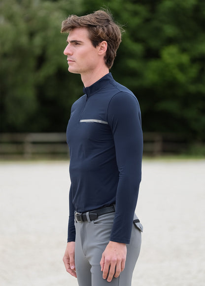 Camiseta técnica Maximilian Equestrian Men Sunblocker Shirt (Navy) detalle 4