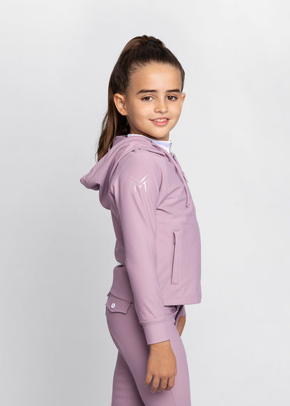 Producto ecuestre Maximilian Equestrian YR Reflection Zip Hoodie (Mauve) detalle 2